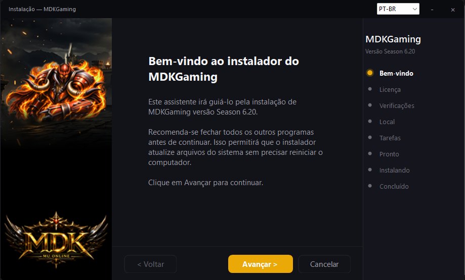 Instalador MuOnline personalizado - exemplo 1